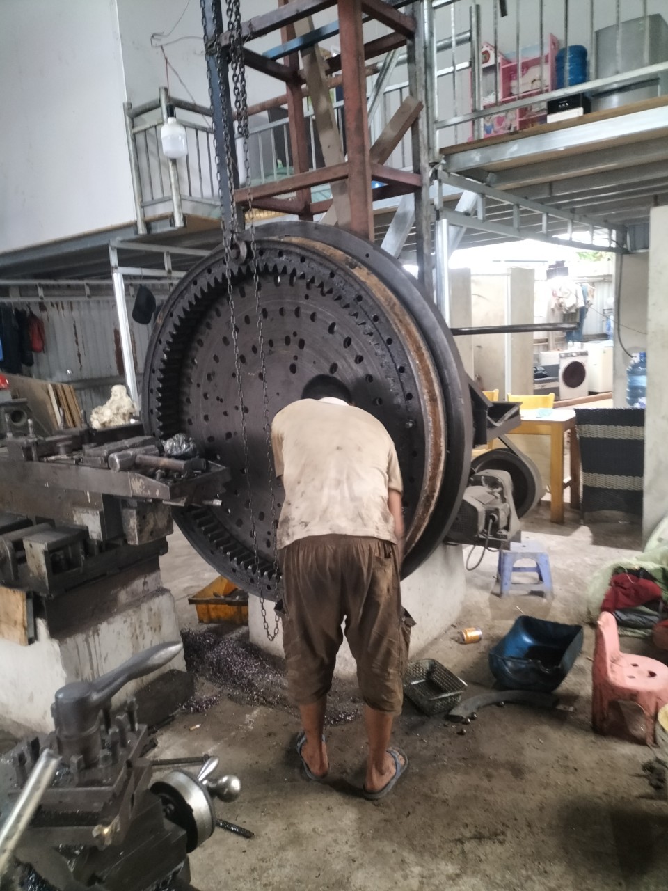 Sữa chữa phục hồi mâm quay toa tân vạn